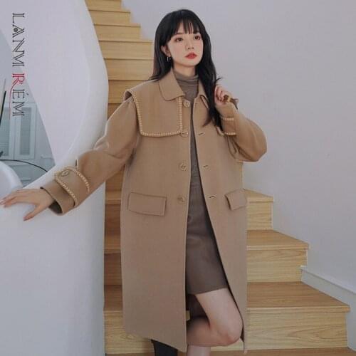 LANMREM Womens Blue Coats