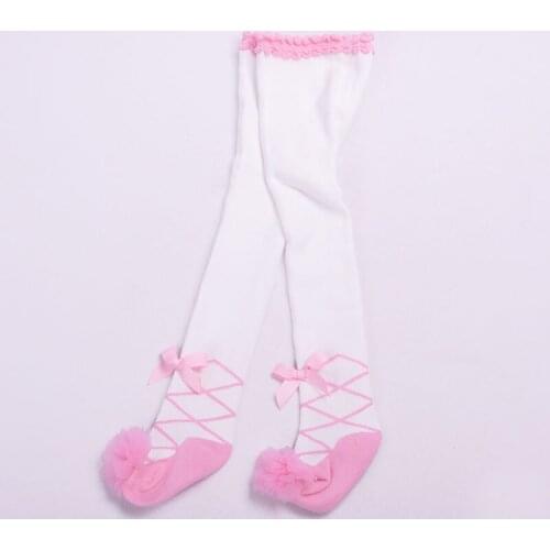 Cute Cotton Stockings Lace Tie Girl Baby Winter Newborn Girls Pantyhose Meisje Fille Menina Collant Tights Lace Clothes Casual