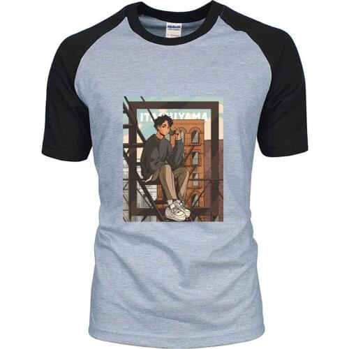 Sakusa Kiyoomi Haikyuu T Shirt High School T Shirts Summer Harajuku Tshirt Men Oversized Hip Hop Round Neck Top Short Sleeve Tee