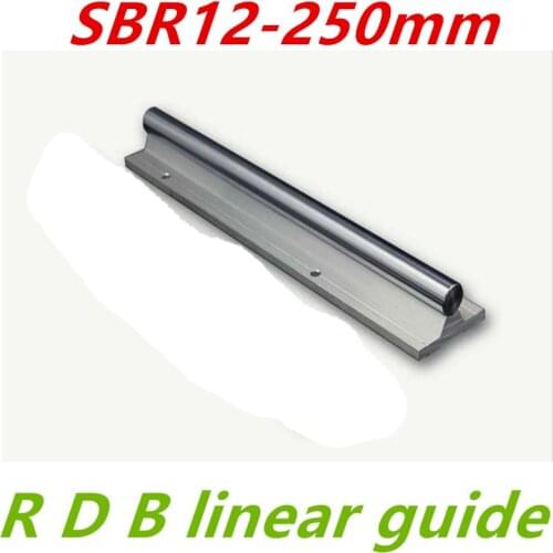 SBR12 250mm 12mm linear rail SBR12 L 250mm for cnc parts working with SBR12UU block 12mm linear guide