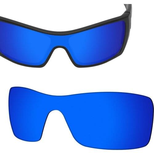 SmartVLT Replacement Lenses Polarized for Oakley Batwolf Sunglasses - Deep Blue