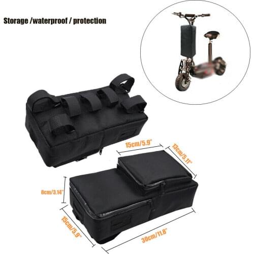 Saddle Bag Electric Scooter Battery Packag Bicycle Waterproof Storage Front ebike Accesorios Bicicleta 30x15x8cm High Capacity