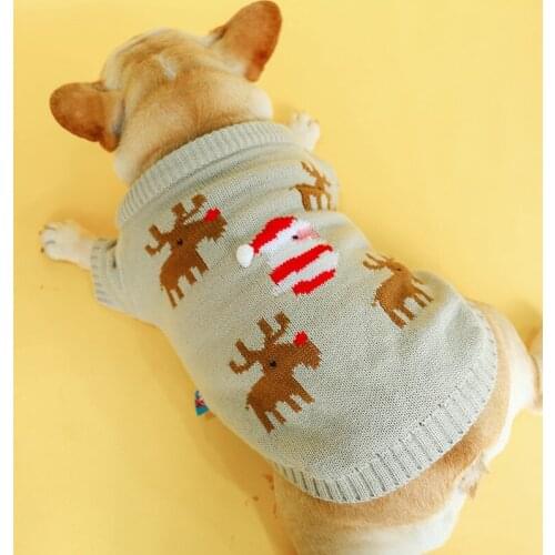 Spring Autumn French Bulldog Sweater Dog Clothes Dog Costume Sweater For Small &Medium Pet