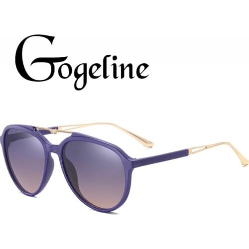 Vintage Round Polarized Sunglasses for Women Men Brand Designer Driving Glasses UV400 Shade Outdoor Metal Eyeglasses Purple Pink