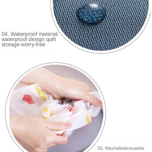 1Pcs Portable Storage Bags Shoe Organizers For Comforters And Blankets