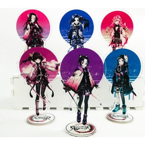 Kimetsu no Yaiba Kamado Tanjirou Kamado Nezuko Cosplay Character Props Anime Accessory Decoration Set Up Toy Stand Up