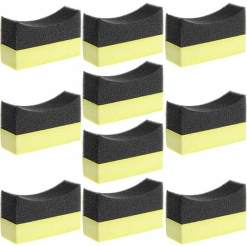 Auto Tire sponge PE Curved foam Pad Washing Accessories Set Professional