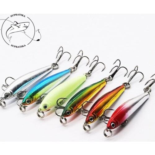 Artificial Minni Pencil Sinking Wobbler Freshwater Fishing Lures Hard Bait 5cm/4g 3D Eyes Anti-Corrosion Plastic Fishing Bait