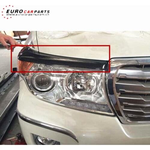 LC200 canard fit for Land Cruiser LC200 2009-2014year carbon fiber material for LC200 carbon fiber front bumper canard