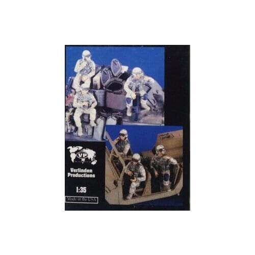 1/35 scale miniatures modern US tanks member 3 people Resin Model Kit figure Free Shipping