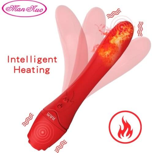 Man Nuo Intelligent Heating 10 Speed Massager for Women,Dildo G spot Stimulator Vibrator Body Massager Adult Sex Toys for Woman