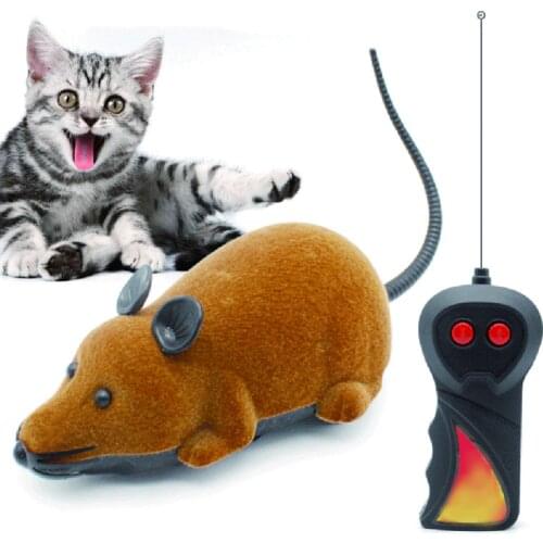 Mouse Mice Toy Wireless Remote Control RC Electronic Rat For Cat Puppy Kitten Funny Pet Cat Toy Simulation Mouse Pet Product New