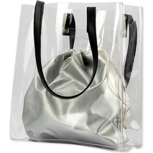 NIGEDU Women's Transparent Bags