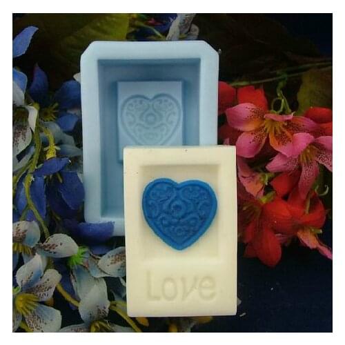New arrival !!! Love pattern silicone soap mold , cake mold , silicone mold , decorating cake tools