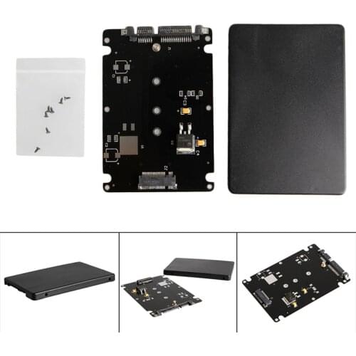 B+M Key Socket 2 M.2 For NGFF (SATA) SSD to 2.5 SATA Converter Adapter Card with Box For Desktop or Laptop