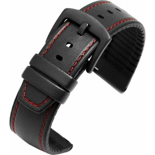 22mm Leather Strap Replacement Watch Band For Huawei 2 Pro/Samsung Galaxy Watch Vintage Silicone Watch Bracelet Sport Loop