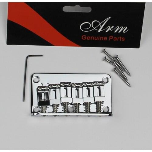 Silver electric guitar fixed bridge The electric guitar string board BN006