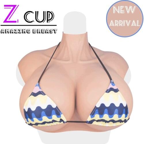 Z Cup Silicone Huge Breast Form Big Fake Boobs Realistic Tits For Crossdresser Transgender Drag Queen Shemale Male To Female