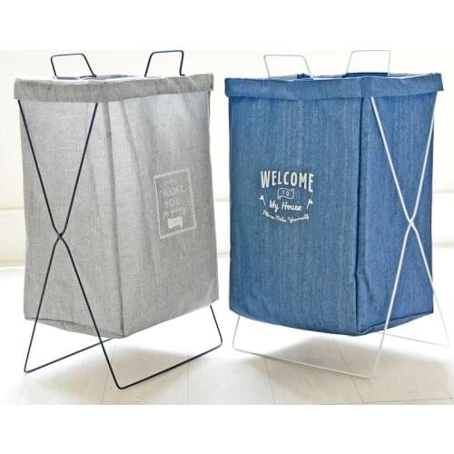 Printable foldable household laundry laundry basket sorter laundry basket large X-shaped laundry basket storage bag LB12620