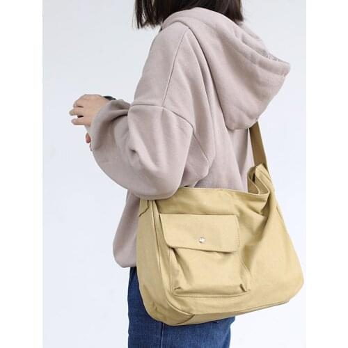 Women Fashion Shoulder Bags Multifunction Canvas Crossbody Bag Handbags Travel Shoulder Messenger Bags Leisure Package