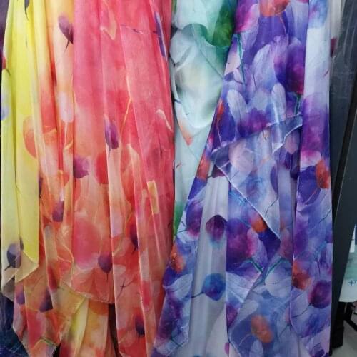 Dancing Dress Fabric Flowing 30D Chiffon Thin Fabric Costume Material DIY Stage Cosplay