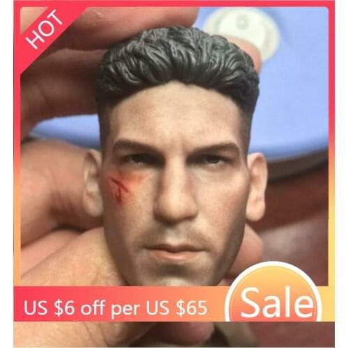 TBLeague 1/6 Scale Daredevil Jon Bernthal Head Sculpt for 12in Action Figure Ph Body Toy Collection