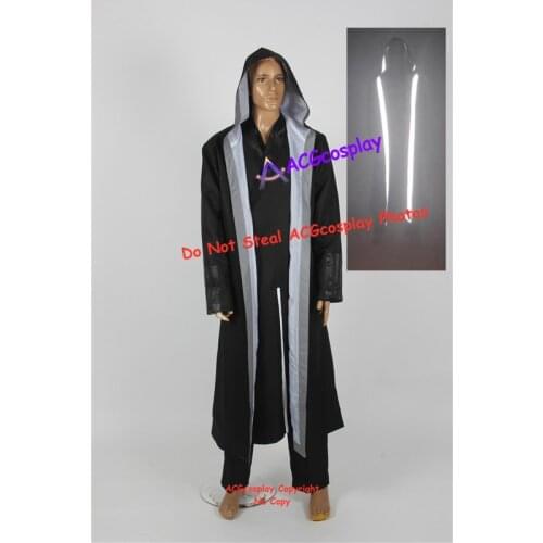 Tron Legacy Cosplay Kevin Flynn Cosplay Costume with fluorescent strip acgcosplay costume