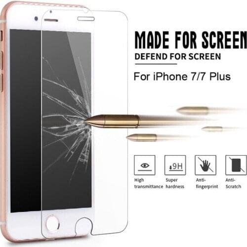 Ultra Thin Premium Tempered Glass Screen Protector For iPhone 7 8 7plus 6 6s 5s 5 SE 4s ipX HD Toughened Protective Film