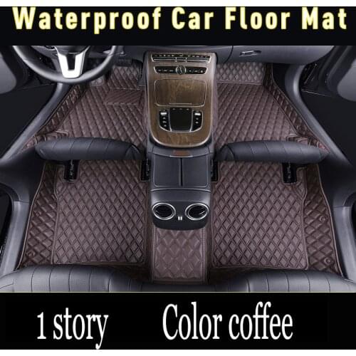 Waterproof leather car floor mats for BMW e39 BMW e46 BMW e70 custom foot mat car covers car accessories