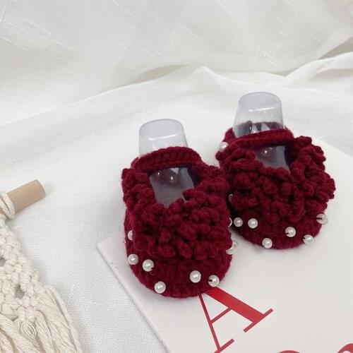 Knitted Baby Shoes Wool Crochet Baby Shoes DIY Material Package Pregnancy Infants And Children Supplies Baby Shoes