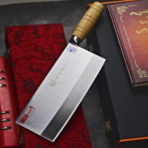 DY019 2# forged mulberry knife knife blade wood handle blade chef professional slicing kitchen knife four chrome steel