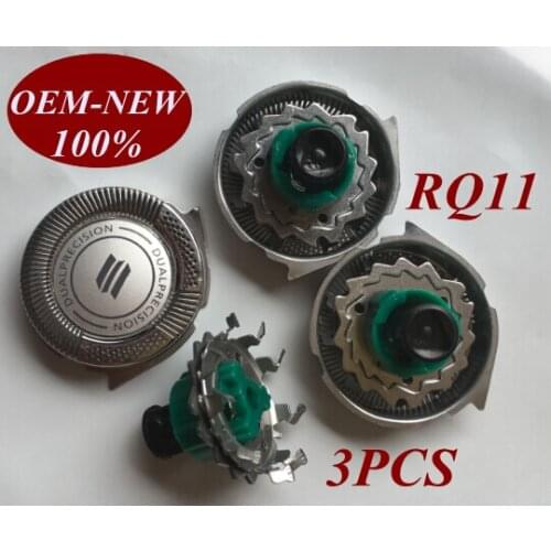 3Pcs RQ11 Replace head razor blade for PHILIPS shaver rq10 rq12 hq8 hq9 hq3 hq64 RQ1131 RQ114 RQ1160X RQ1170 RQ1180 RQ1180X rq32