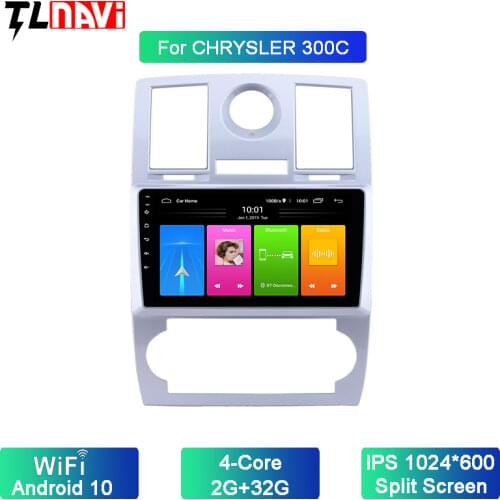 Android 10 Car GPS Navigation Radio Multimedia Player For Chrysler Aspen 300C 2004 2005 2006 2007 2008
