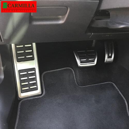 Carmilla LHD Car Pedals for Volkswagen VW Golf VII Golf 7 7.5 MK7 Golf7 GTI R 5G BQ BE Van Variant 2012 - 2021 AT MT Pedal Cover