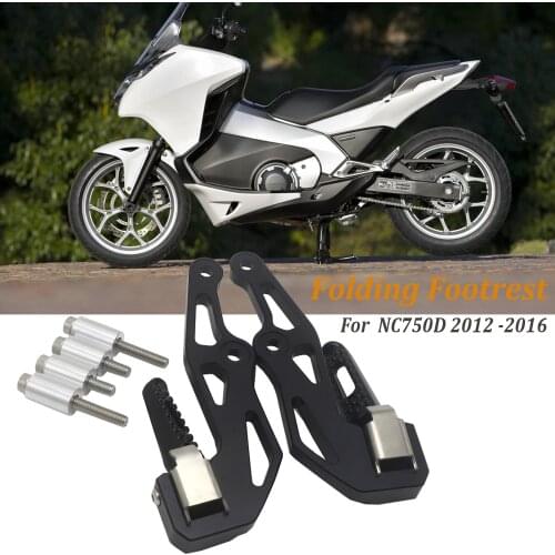 For Honda NC700D NC750D 2012 2013 2014 2015 2016 Motorcycle Folding Footrests CNC Footrest Kit Passenger Foot Peg