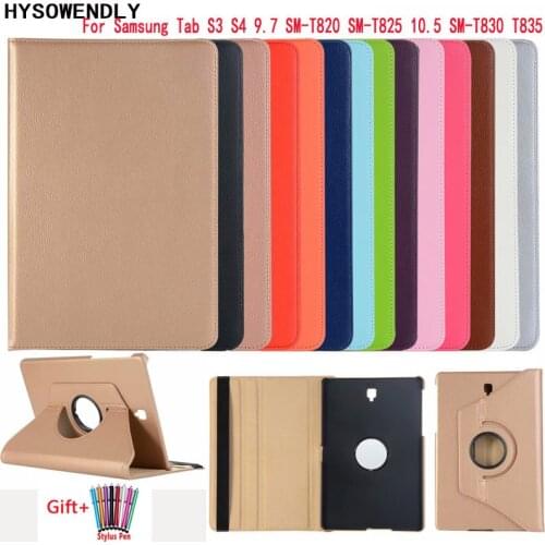 HYSOWENDLY 360 Degree Rotating Leather TPU Case For Samsung Tab A2 10.5 SM-T590 T595 Stand Sleep Cover Tab A 6 10.1 SM-P580 P585