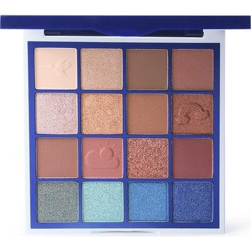 Cosmetics Eye Shadow 16 Color Shine Multi-purpose Shimmer Sparkle Makeup Eyeshadow Highlighter Makeup Korean Makeup Products