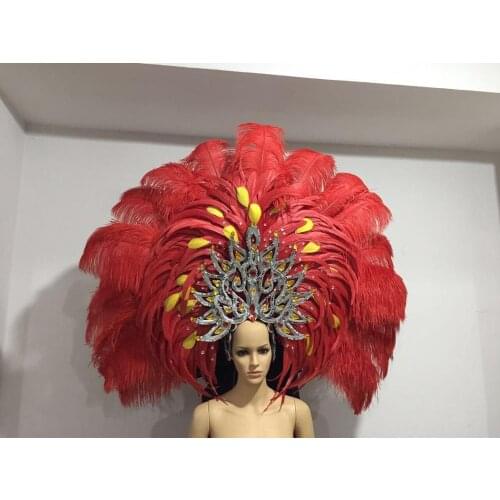 Lo spettacolo di danza copricapo di piume di accessori di abbigliamento La FESTA La Maschera IL Festival