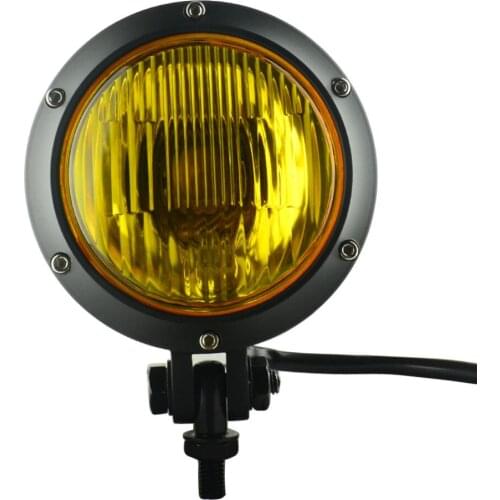 Motorcycle 12V Headlight Lamp Retro Vintage Head Light Headlamp For Suzuki Harley Sportster Dyna Cafe Racer Bobber Universal