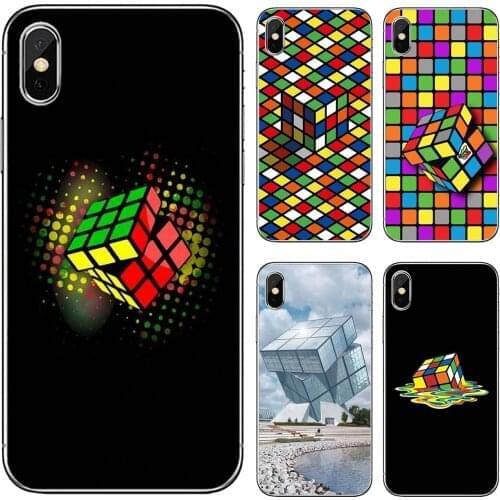 For Huawei Nova 2 2i 3 3i Y3 Y5 Y6 Y7 Y9 Prime 2015 2016 2017 2018 2019 Soft Cases Rubiks-Cube-Classic-Magic-Toys-Art