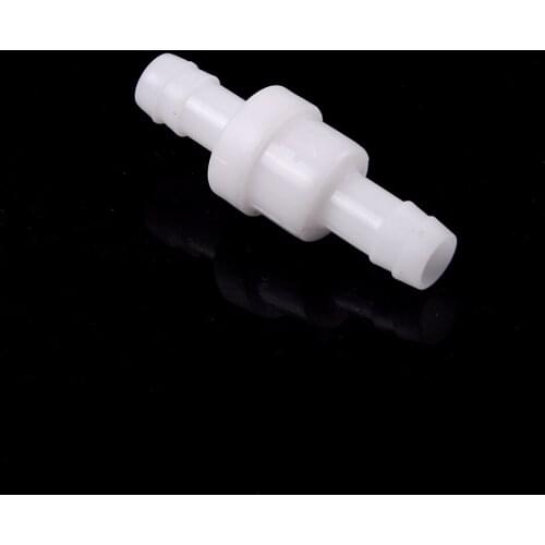 12mm Plastic One Way Inline Check Valve Fuel Gas Liquid Water One Piece