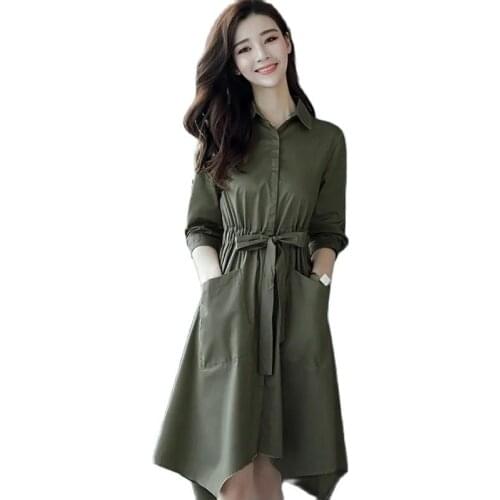 Summer Windbreaker Women Mid-Length 2021 Female New Plus Size Dress Korean Was Thin Spring Autumn Slim Ruffled Thin Jacket 808