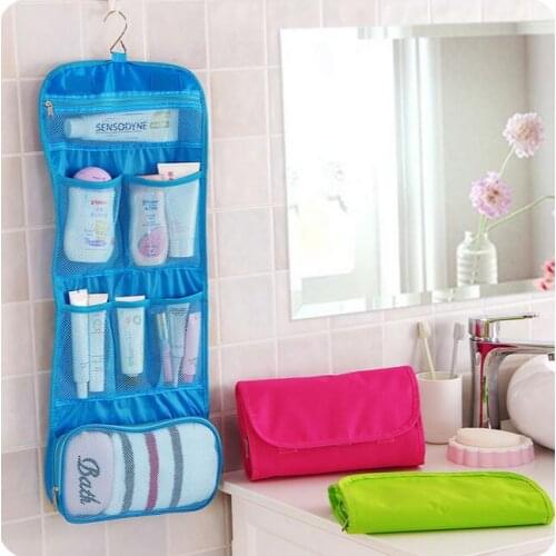 Portable Multifunctional Travel Wash Bag Thickening Outdoor Folding Storage Bag Cosmetic Organizer
