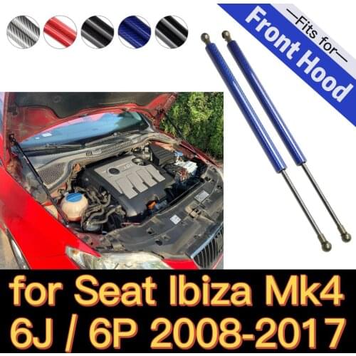 Hood Bonnet Struts for Seat Ibiza Mk4 6J/6P 2008-2017 Front Lift Supports Shock Damper Gas Springs Rod Absorber Accessories Prop