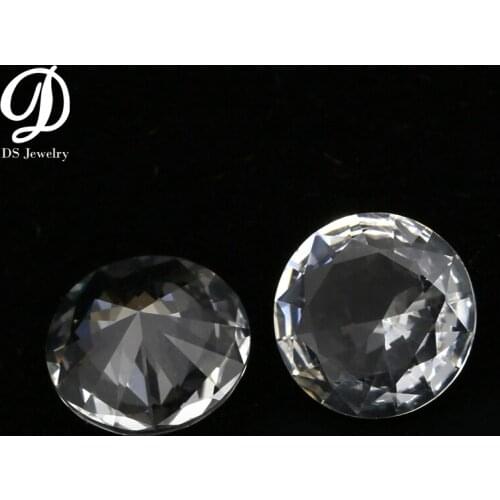 High Temperature Resistance SyntheticTopaz White #A1345 Nanisital In Loose Gemstone
