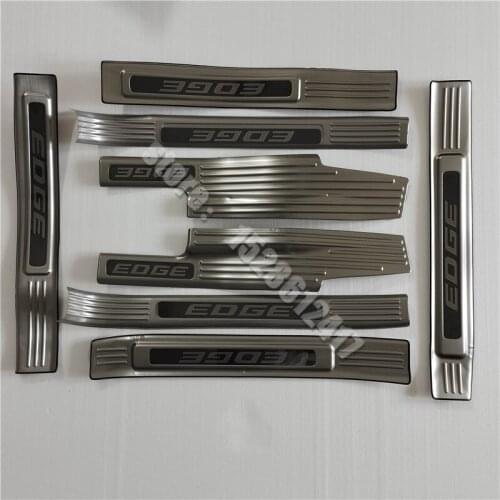 Extended version stainless steel sill Scuff Plate/Door Sill Door Sill for Ford EDGE Low match 2015-2018 Car styling