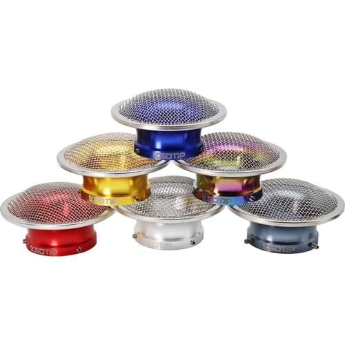 50mm Motorcycle Air Filter Wind Horn Cup Alloy Trumpet With Guaze for PWK28/30mm PE 28/30mm Carburetor Refit Air Filter Cup
