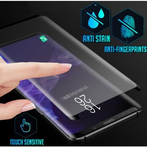 Case Friendly 3D Curved Matte Tempered Glass For Samsung Galaxy Note 8 9 10 S8 S9 Plus Frosted Screen Protector Anti Fingerprint