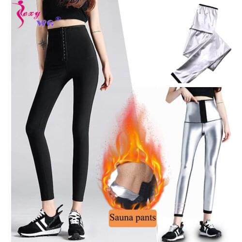 SEXYWG Women Sanna Pant Body Shaper Legging Waist Trainer Slimming Pants Weight Loss Tank Top Fat Burning Blouse Shapewear
