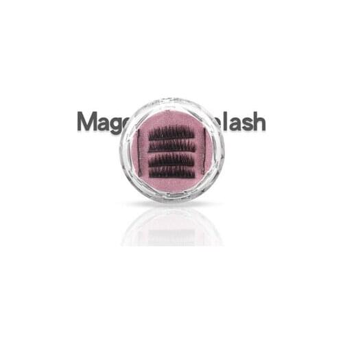 100boxes fashion 3D Double/three Magnetic Eyelashes Magnet False Eyelashes Full Strip LashesHair Reusable Fake Eye Lashes